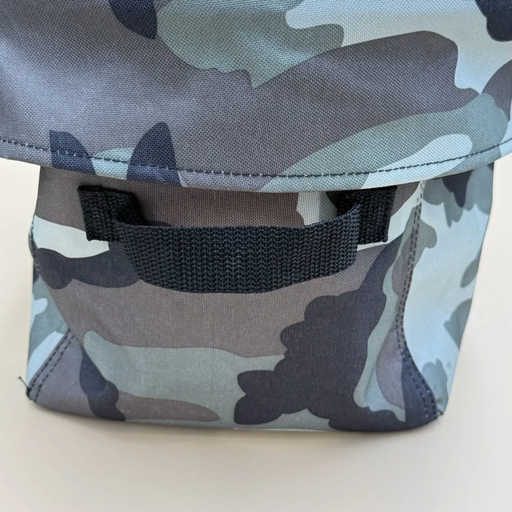 Thirty-One Collapsible Round Utility Tote Camouflage 31 Bags Storage Bin